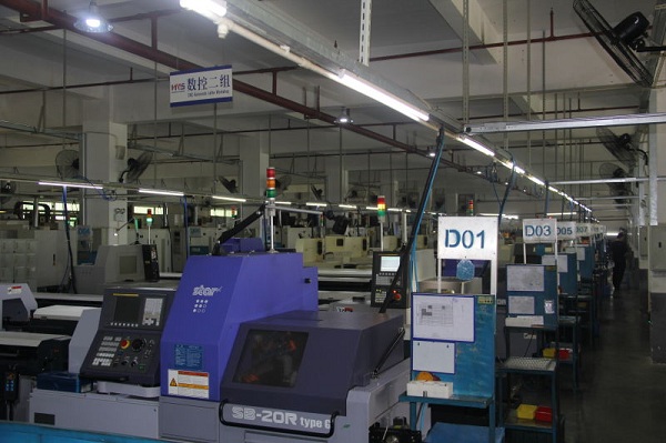鸿威盛精密科技STAR走心机加工车间